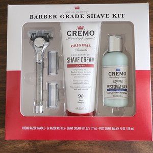 Cremo Luxury Barber Grade Shave Kit NEW Great Gift